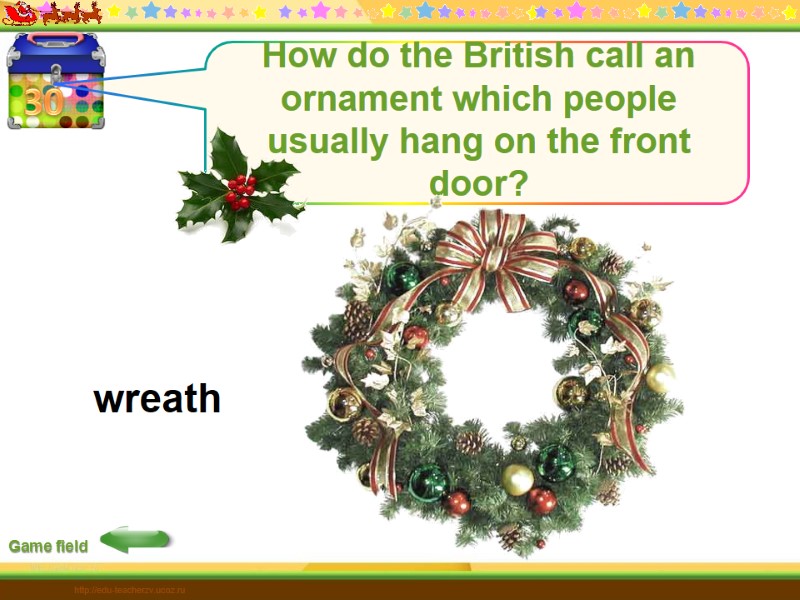 30 wreath Game field http://edu-teacherzv.ucoz.ru